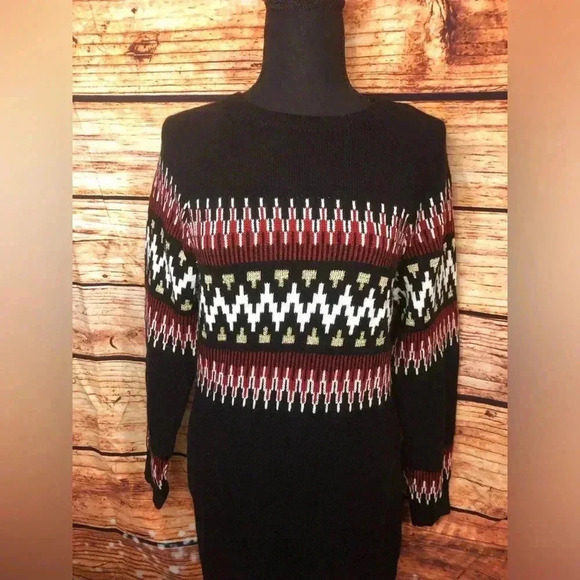 Black Sweater Dress - Picture 7 of 14